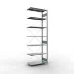 Anbauregal, Fachbodenregal Stecksystem MULTIplus150, 3000...