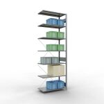 Anbauregal, Fachbodenregal Stecksystem MULTIplus150, 3000...