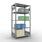Grundregal, Fachbodenregal Stecksystem MULTIplus150, 2000...