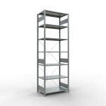 Grundregal, Fachbodenregal Stecksystem MULTIplus150, 3000...