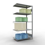 Anbauregal, Fachbodenregal Stecksystem MULTIplus150, 2000...