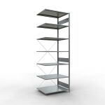 Anbauregal, Fachbodenregal Stecksystem MULTIplus150, 3000...