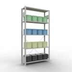 Grundregal, Fachbodenregal Stecksystem MULTIplus150, 2000...