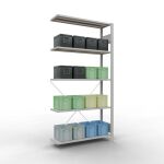 Anbauregal, Fachbodenregal Stecksystem MULTIplus150, 2000...