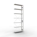 Anbauregal, Fachbodenregal Stecksystem MULTIplus150, 3000...
