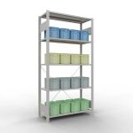 Grundregal, Fachbodenregal Stecksystem MULTIplus150, 2000...