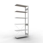 Anbauregal, Fachbodenregal Stecksystem MULTIplus150, 2500...