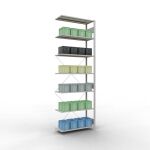 Anbauregal, Fachbodenregal Stecksystem MULTIplus150, 3000...