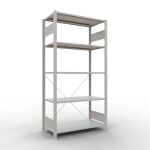 Grundregal, Fachbodenregal Stecksystem MULTIplus150, 2000...