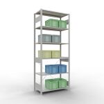 Grundregal, Fachbodenregal Stecksystem MULTIplus150, 2500...