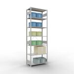 Grundregal, Fachbodenregal Stecksystem MULTIplus150, 3000...