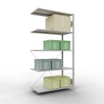 Anbauregal, Fachbodenregal Stecksystem MULTIplus150, 2000...