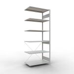 Anbauregal, Fachbodenregal Stecksystem MULTIplus150, 2500...