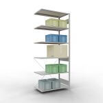 Anbauregal, Fachbodenregal Stecksystem MULTIplus150, 2500...