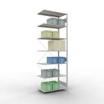 Anbauregal, Fachbodenregal Stecksystem MULTIplus150, 3000...