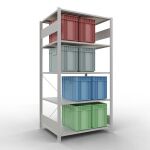 Grundregal, Fachbodenregal Stecksystem MULTIplus150, 2000...