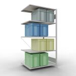 Anbauregal, Fachbodenregal Stecksystem MULTIplus150, 2000...