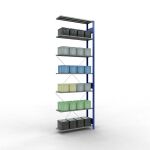 Anbauregal, Fachbodenregal Stecksystem MULTIplus150, 3000...