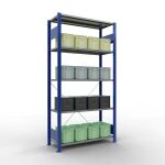 Grundregal, Fachbodenregal Stecksystem MULTIplus150, 2000...