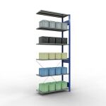 Anbauregal, Fachbodenregal Stecksystem MULTIplus150, 2500...