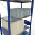 Grundregal, Fachbodenregal Stecksystem MULTIplus150, 3000 x 1000 x 500 mm (HxBxT), 7 Fachböden, Kreuzstrebe, RAL 5010/verzinkt