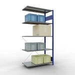 Anbauregal, Fachbodenregal Stecksystem MULTIplus150, 2000...