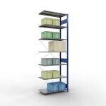 Anbauregal, Fachbodenregal Stecksystem MULTIplus150, 3000...