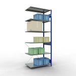 Anbauregal, Fachbodenregal Stecksystem MULTIplus150, 2500...