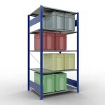Grundregal, Fachbodenregal Stecksystem MULTIplus150, 2000...