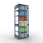 Grundregal, Fachbodenregal Stecksystem MULTIplus150, 3000...