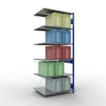 Anbauregal, Fachbodenregal Stecksystem MULTIplus150, 2500...