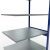 Anbauregal, Fachbodenregal Stecksystem MULTIplus150, 2500 x 1000 x 800 mm (HxBxT), 6 Fachböden, Kreuzstrebe, RAL 5010/verzinkt