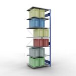 Anbauregal, Fachbodenregal Stecksystem MULTIplus150, 3000...