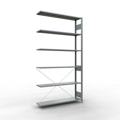 Stecksystem Anbauregal - 2500x1300x300 mm, Typ 150 kg