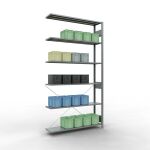 Stecksystem Anbauregal - 2500x1300x300 mm, Typ 150 kg