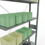 Stecksystem Anbauregal - 3000x1300x300 mm, Typ 150 kg