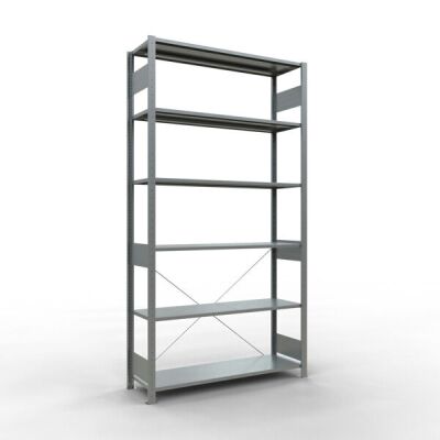 Stecksystem Grundregal - 2500x1300x400 mm, Typ 150 kg