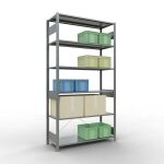 Stecksystem Grundregal - 2500x1300x500 mm, Typ 150 kg