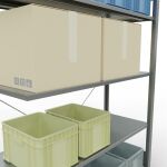 Stecksystem Anbauregal - 2000x1300x500 mm, Typ 150 kg