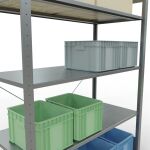 Stecksystem Grundregal - 2000x1300x600 mm, Typ 150 kg