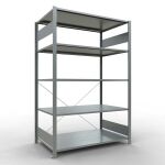 Stecksystem Grundregal - 2000x1300x800 mm, Typ 150 kg