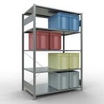 Stecksystem Grundregal - 2000x1300x800 mm, Typ 150 kg
