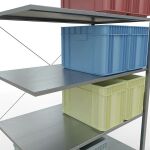 Stecksystem Anbauregal - 3000x1300x800 mm, Typ 150 kg