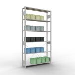 Stecksystem Grundregal - 2500x1300x300 mm, Typ 150 kg