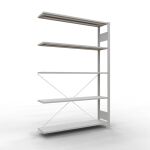 Stecksystem Anbauregal - 2000x1300x300 mm, Typ 150 kg