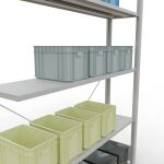 Stecksystem Anbauregal - 2000x1300x300 mm, Typ 150 kg