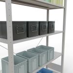 Stecksystem Grundregal - 2000x1300x400 mm, Typ 150 kg