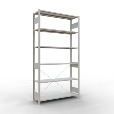 Stecksystem Grundregal - 2500x1300x400 mm, Typ 150 kg