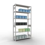 Stecksystem Grundregal - 2500x1300x400 mm, Typ 150 kg