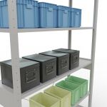 Stecksystem Grundregal - 2500x1300x400 mm, Typ 150 kg